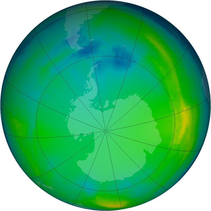Ozone Map 2002-07-12